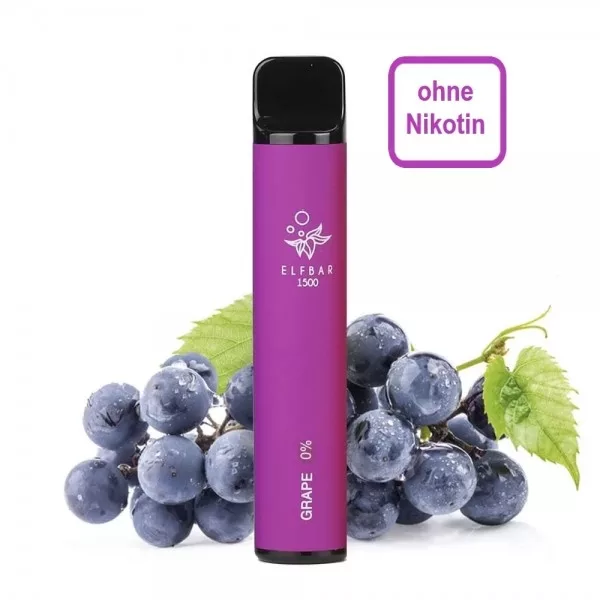 ELFBAR ~ Grape (1500, ohne Nikotin)