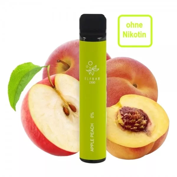 ELFBAR ~ Apple Peach (1500, ohne Nikotin)