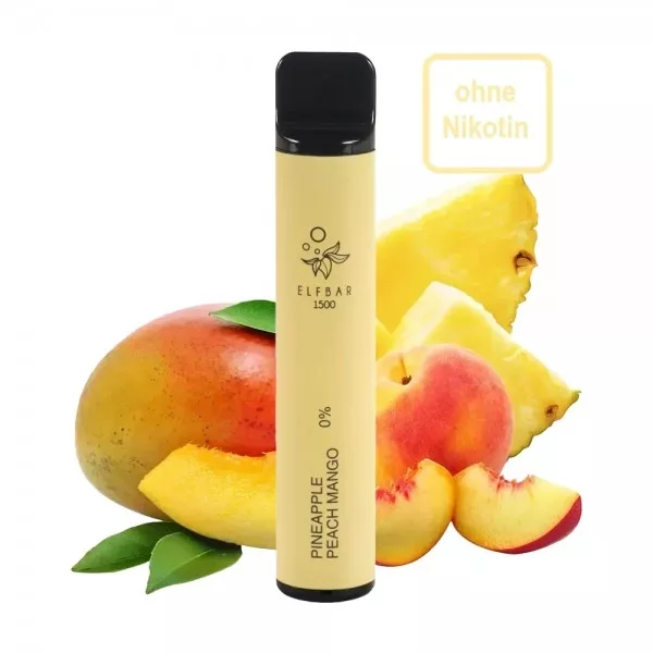 ELFBAR ~ Pineapple Peach Mango (1500, ohne Nikotin)