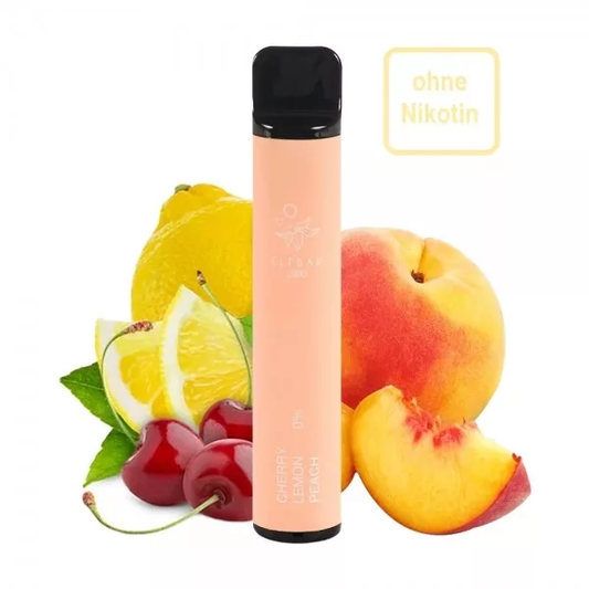 ELFBAR ~ Cherry Lemon Peach (1500, ohne Nikotin)