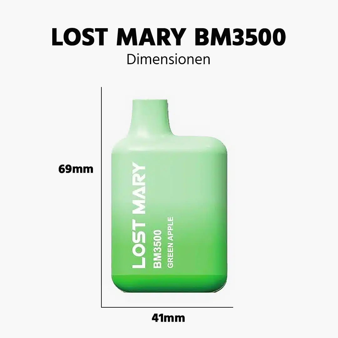 LOST MARY ~ BM3500 ~ Green Apple (2%)