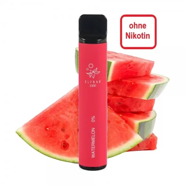 ELFBAR ~ Watermelon (1500, ohne Nikotin)