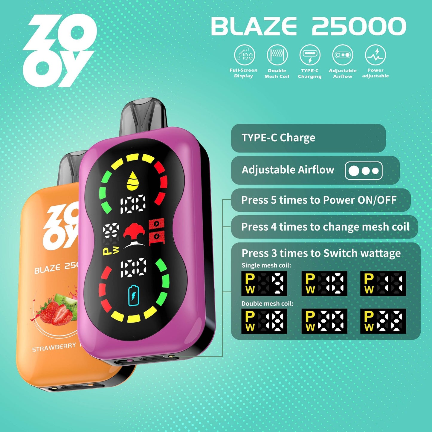 Zooy Blaze ~ Blueberry Ice (25k) (2%)